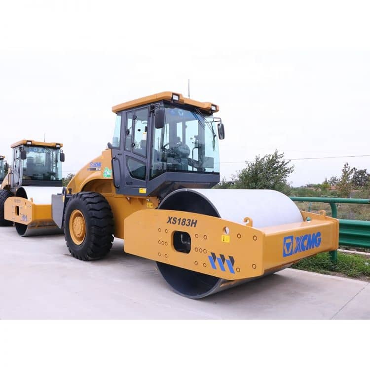 XCMG Official XS183J vibratory road roller 18 ton compactor machine for sale.